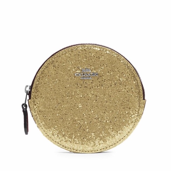 Coach Accessories - Coach Glitter Leather Coin Purse